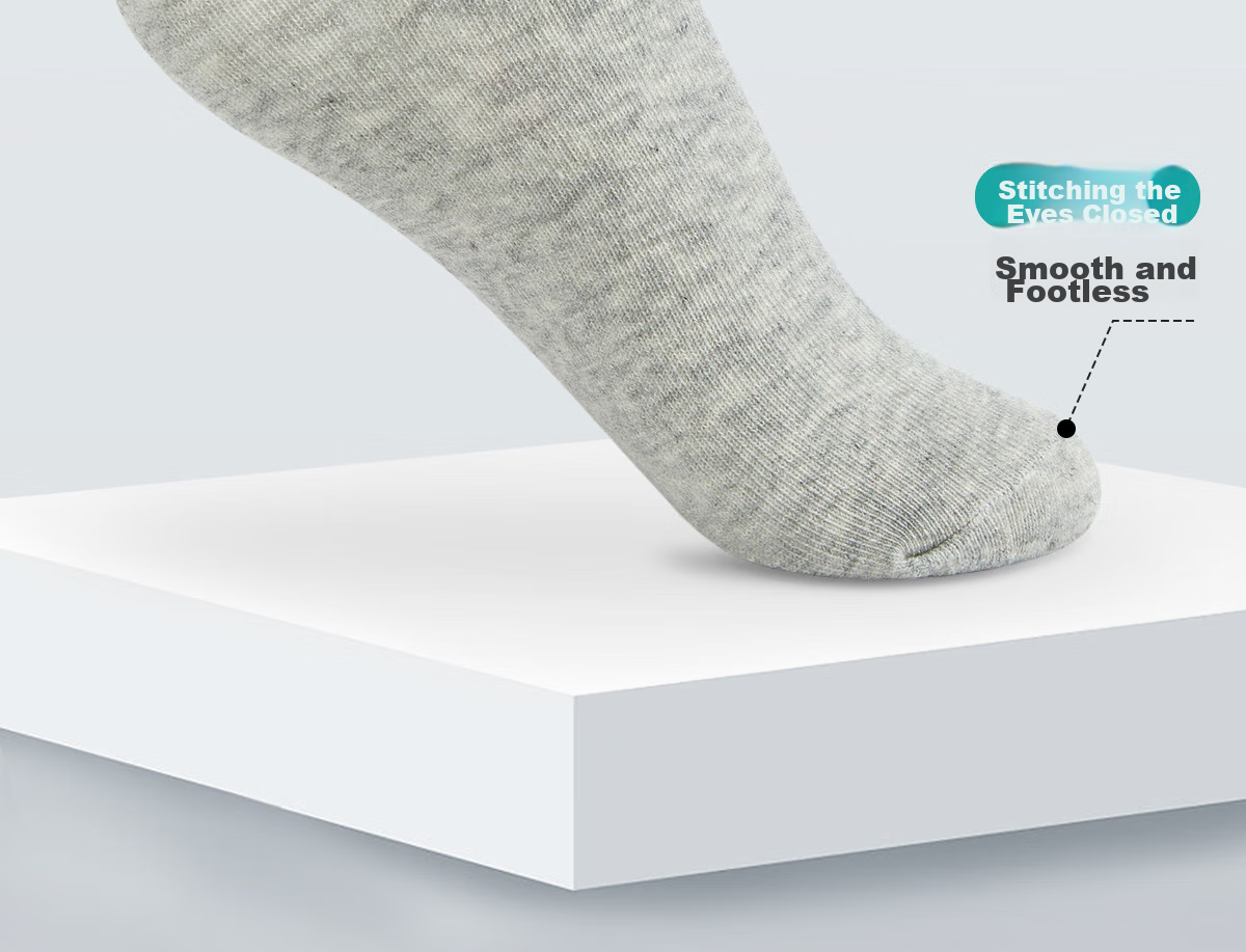 Freego Disposable Short Socks for Men And Women, Travel All-Season Cotton Socks, Sweat-Absorbing Breathable Sports Socks, No-Wash Daily Disposable Portable, 4 Pairs Per Pack 14