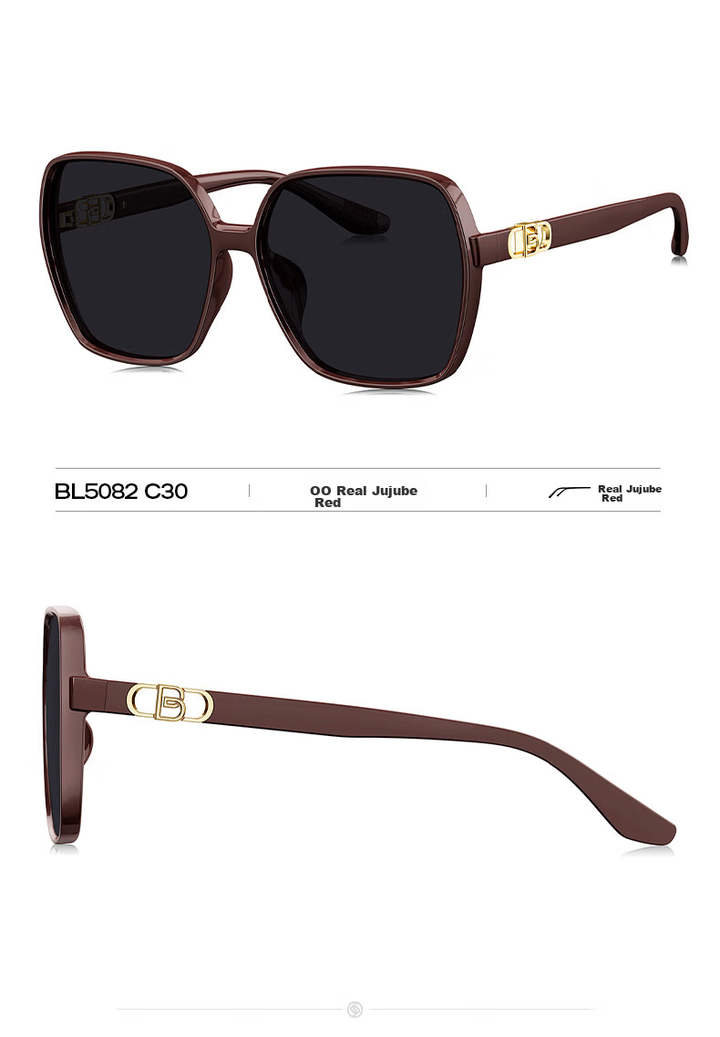 BOLON Elegant UV Protection Large Frame Sunglasses for Driving, Polarized Sunglasses for Women, Gift BL5082C30 19