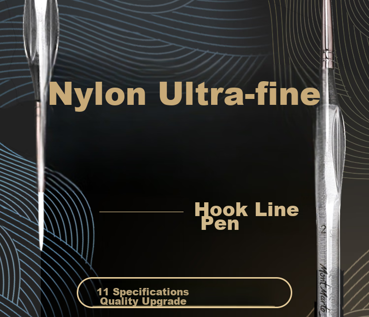 Mont Marte Line Drawing Pen No. 5/0, Brush for Outlining And Fine Lines, Art Set, Painting Pigment Brush, Nylon Soft Tip Line Drawing Pen, Outlining Pen, Sketching Pen Set MPB0177 3