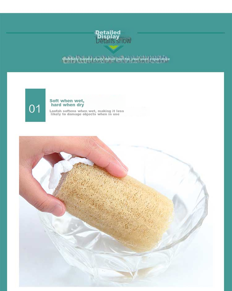 AOmeiyou Dish Scrubber, Loofah Sponge Scrubber for Dishes And Pots, Loofah Sponge Cleaning Tool, 3-Pack 11
