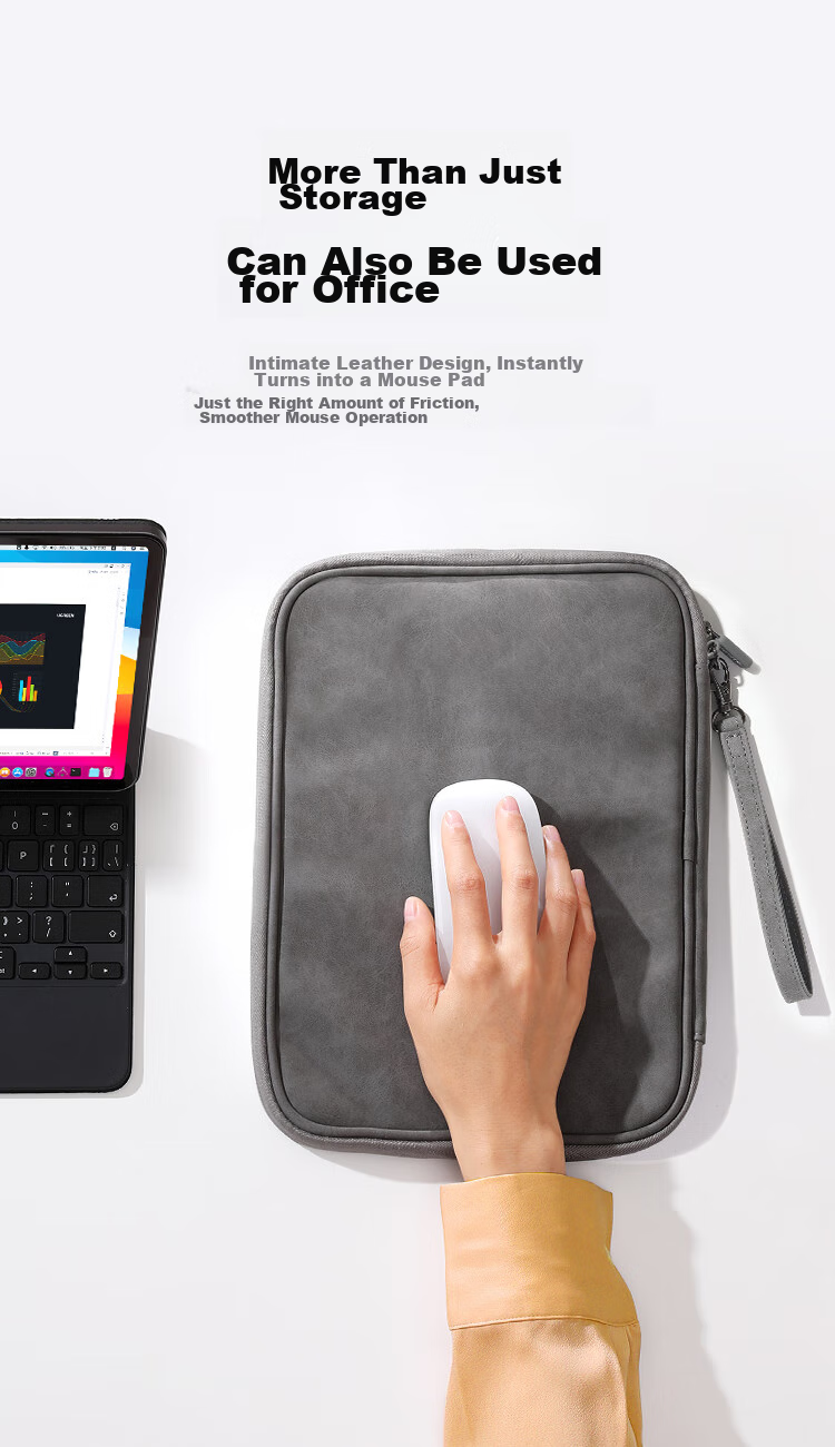 UGREEN IPad Pro Tablet Storage Case, 11-Inch Inner Sleeve, Protective Cover, Computer Accessory, Keyboard Portable Storage Bag, Suitable for Apple/Lenovo/Xiaomi/Huawei Tablets 12