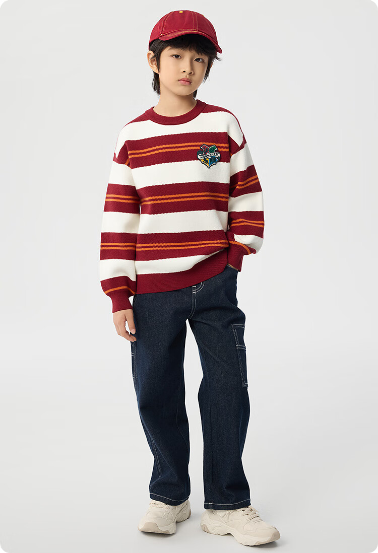 BALABALA Boys' Sweater, Children's Knitwear, New Spring Outfit [Harry Potter IP Mall Same Style], 202125103106 4