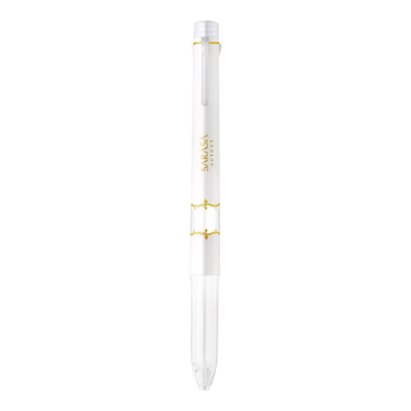 ZEBRA 3-Color Multifunctional Pen Barrel, SARASA Series Colored Gel Pen Barrel (Refill RNJK5), S3A15 White Barrel, Buy One Get One Free