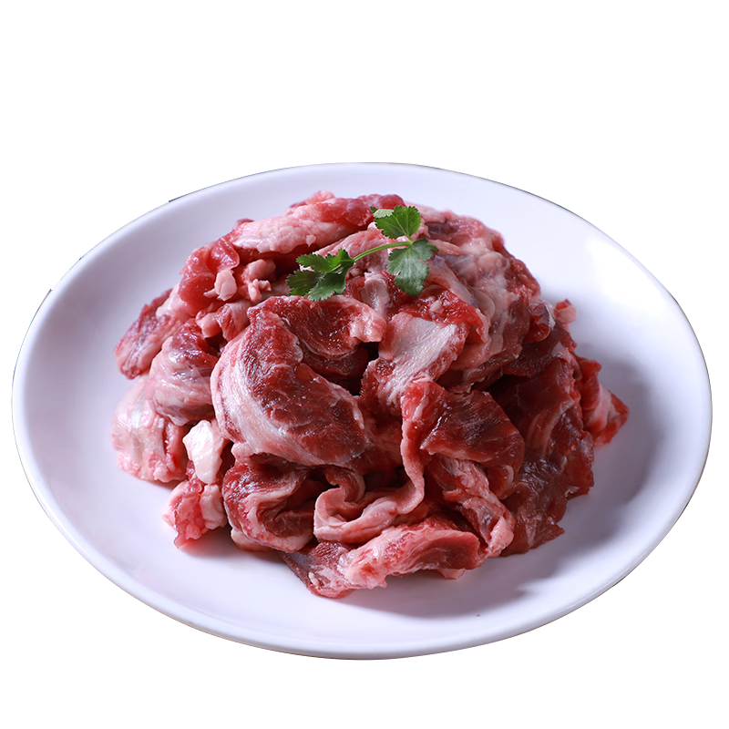 庖丁佳国产原切筋头巴脑 净重2斤 筋肉相连 冷冻谷饲清真 排酸牛肉