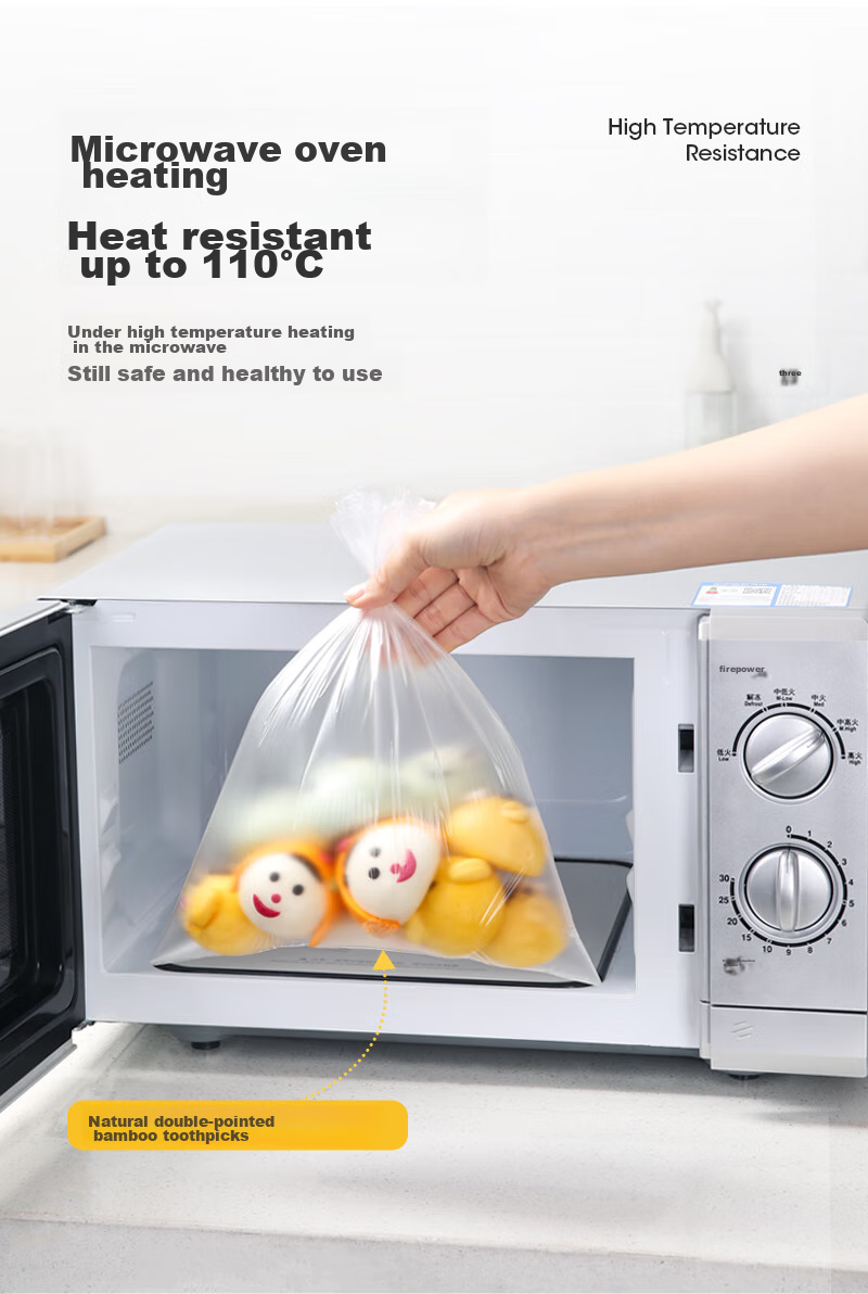 MARYYA Food Storage Bags, Food-Grade Medium Size, 250 Count, Kitchen Refrigerator Food Preservation Bags, Specially Designed for Fridge Use 8
