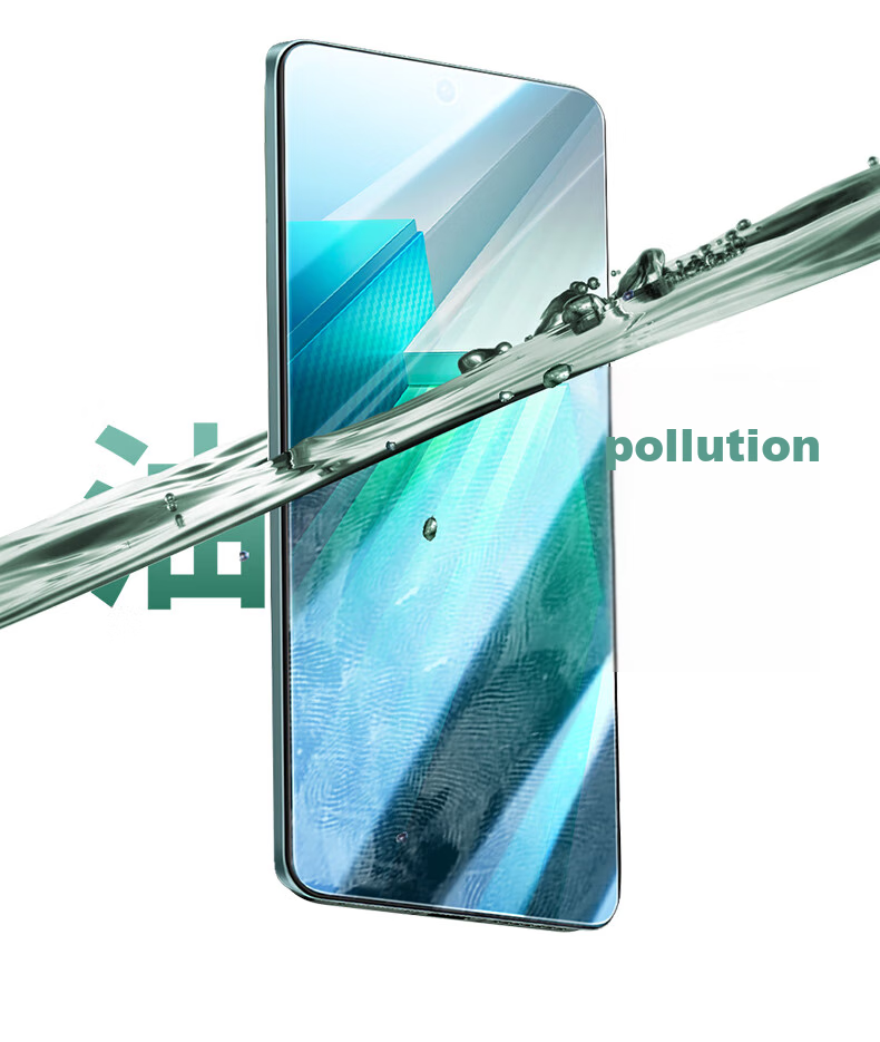 UGREEN Tempered Glass Screen Protector for IQOO 12, Full Coverage No Hole High Definition Anti-Fingerprint Anti-Sweat Shatterproof Protective Film for Vivo Iqoo 19