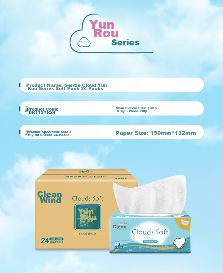 APP Facial Tissues, Thick And Soft 4-Ply 80 Sheets * 30 Packs M Size, Toilet Paper, Tissue Paper for Home Use, Whole Box Packaging 8