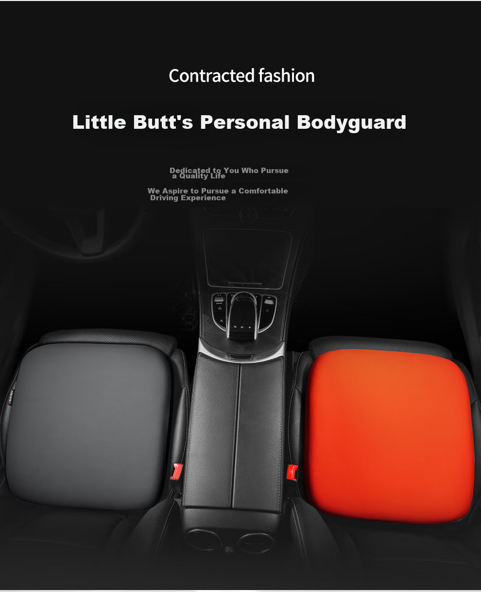 GREAT LIFE Ergonomic Memory Foam Seat Cushion for Office, Hemorrhoids, Car, Chair, Long Sitting, Students' Buttocks Pad 10