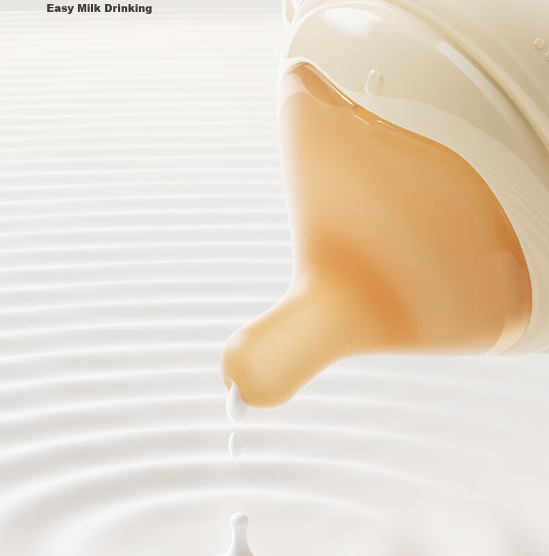YEEHOO Newborn Anti-Colic Noble Bottle, Baby PPSU Bottle 240ml, Y Size Nipple + Straw Nipple 10