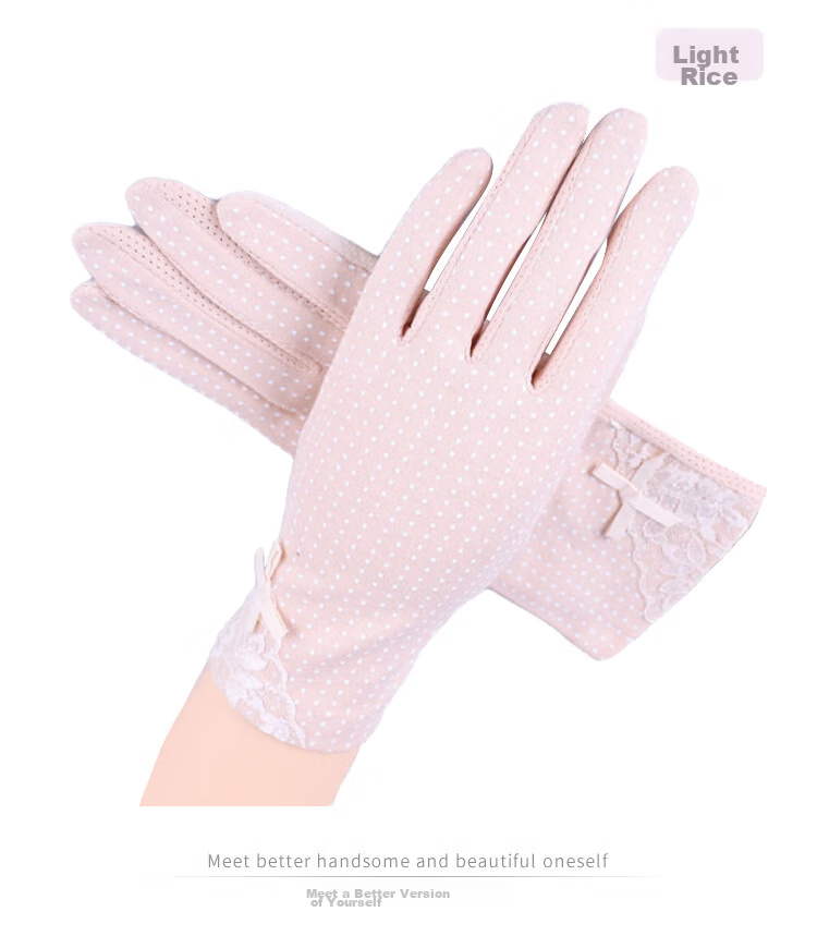 GLO-STORY Women's Gloves, Cycling Non-Slip Breathable Ladies Gloves, Thin WST014116, Deep Pink 11