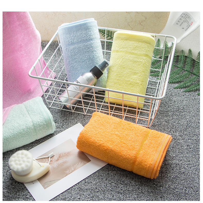 Grace Bamboo Fiber Small Towels, 4-Pack, Soft Solid Color, for Children And Adults, Home Use, Face Washing, Baby Face Towel, 27*48cm, Sports 5