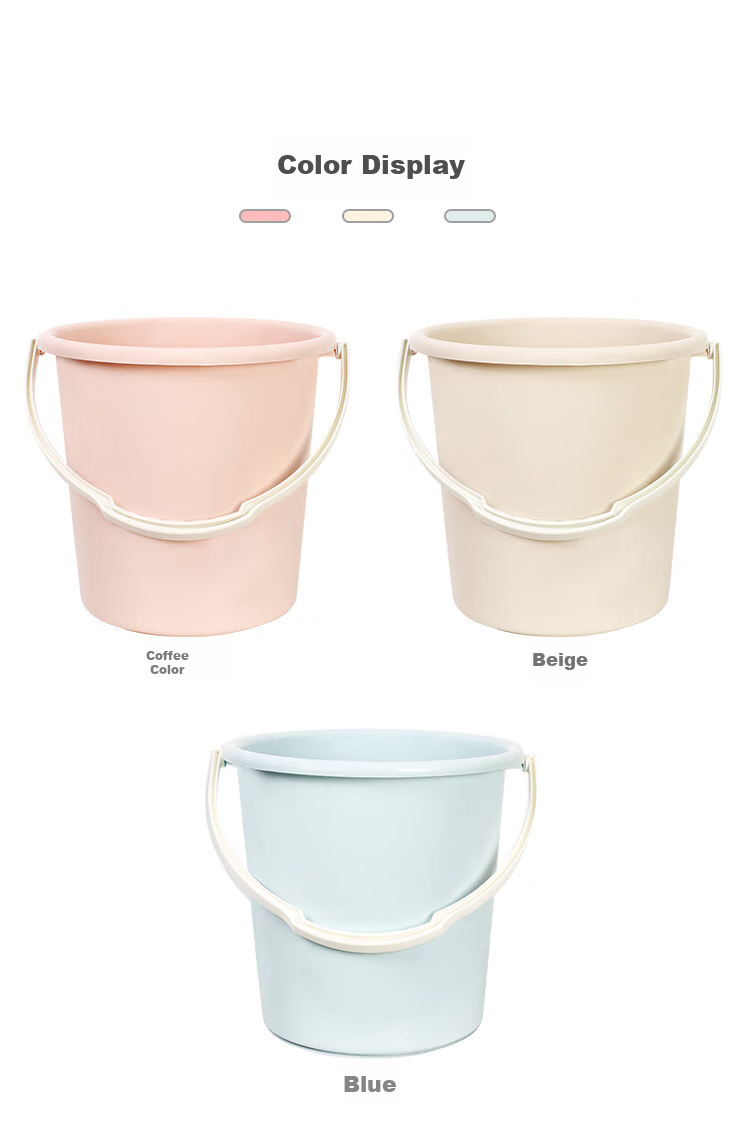 Fuaijia Plastic Bucket, Foot Washing Bucket, Foot Soaking Bucket, Laundry And Car Washing Bucket, Bathing Bucket, Thickened Water Bucket, Mop Bucket, 22L, Blue 5