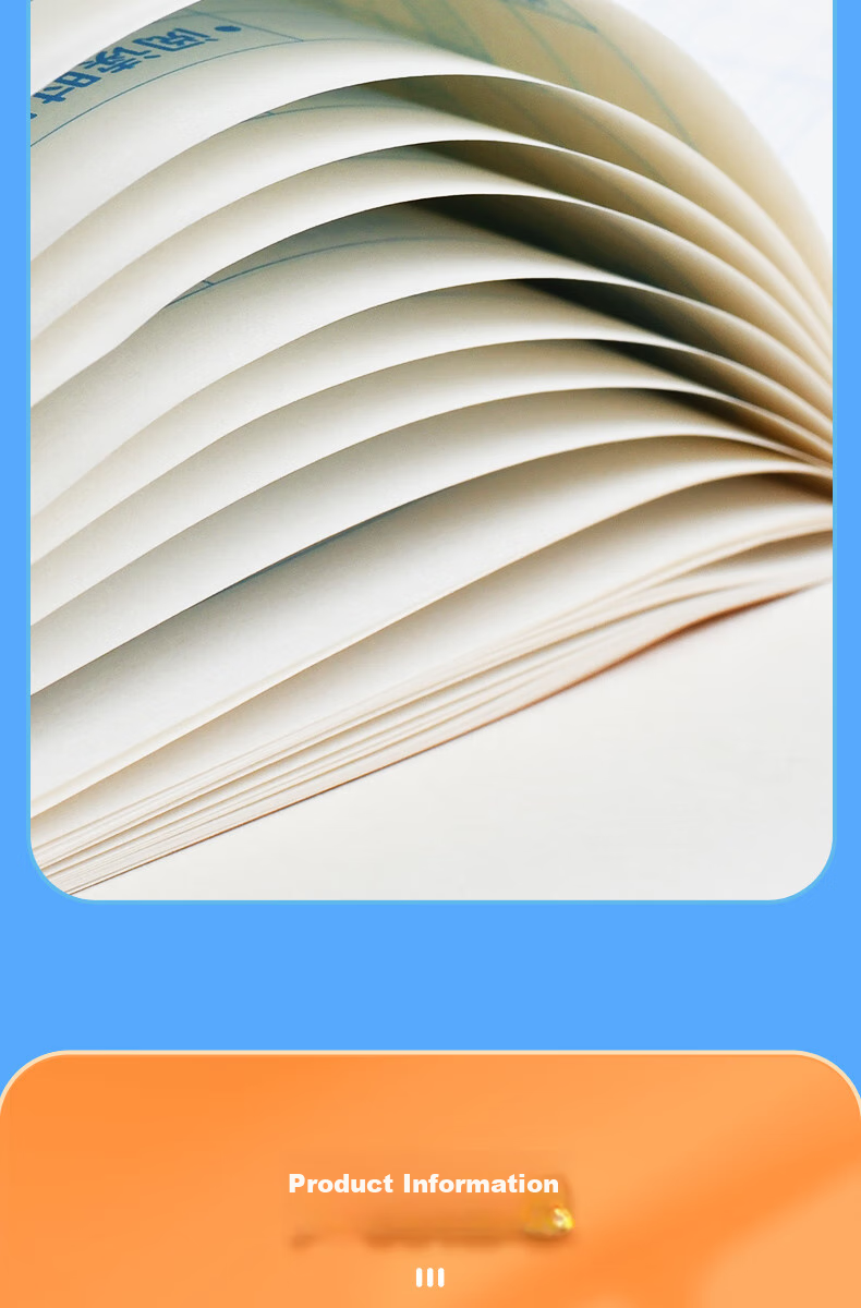 Huaxiwanjuan A5/64 Pages Reading Notebook for Elementary School Students, Children's Good Words And Sentences Collection Book, Chinese Language Reading Check-In Record Book for First, Second And Third Graders, Portable Collection Notebook 8