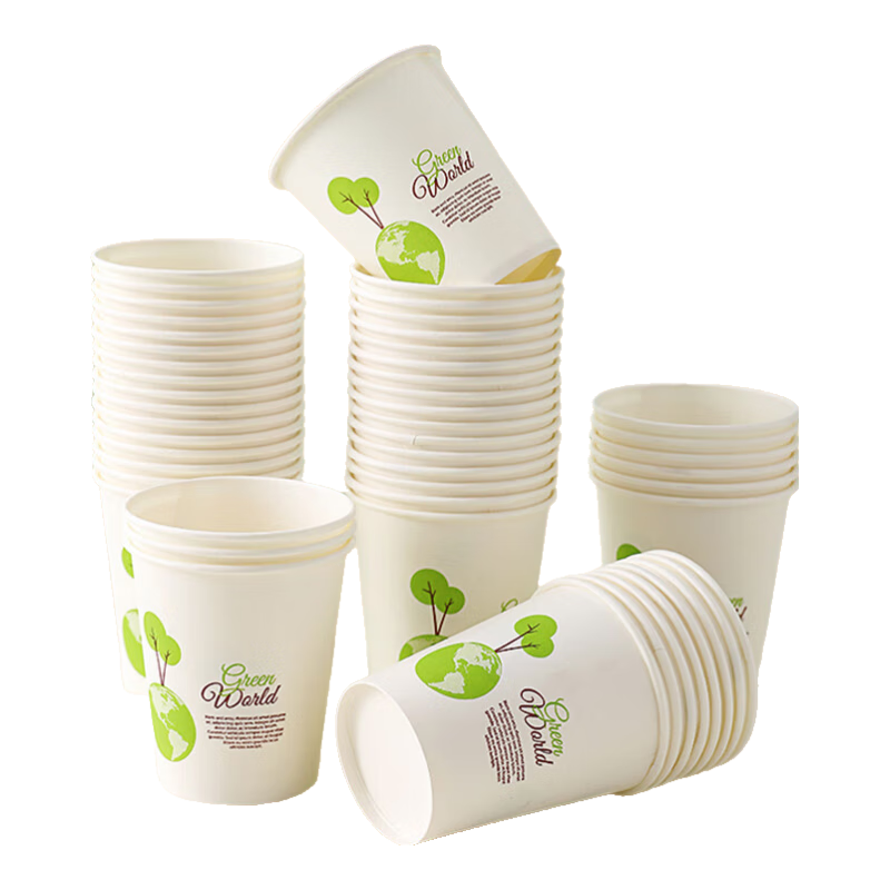 AOmeiyou Disposable Paper Cups, Office Coffee Cups, Thick Paper Cups for Business And Home Use, Family Pack, Whole Box, 230ml*200 Pieces