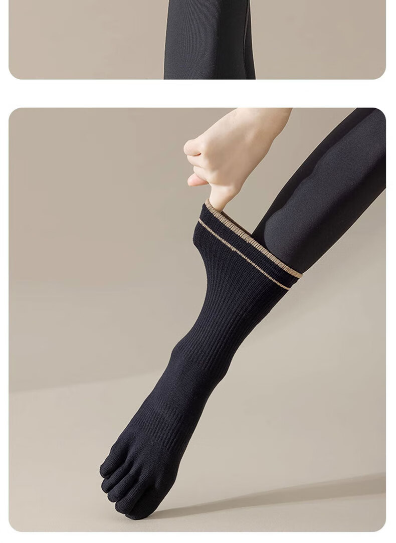 XUEXIMAN Yoga Compression Sports Socks for Women, Mid-Calf Fitness Socks, Professional Running Jump Rope Long Compression Socks, Yoga Calf Socks 31
