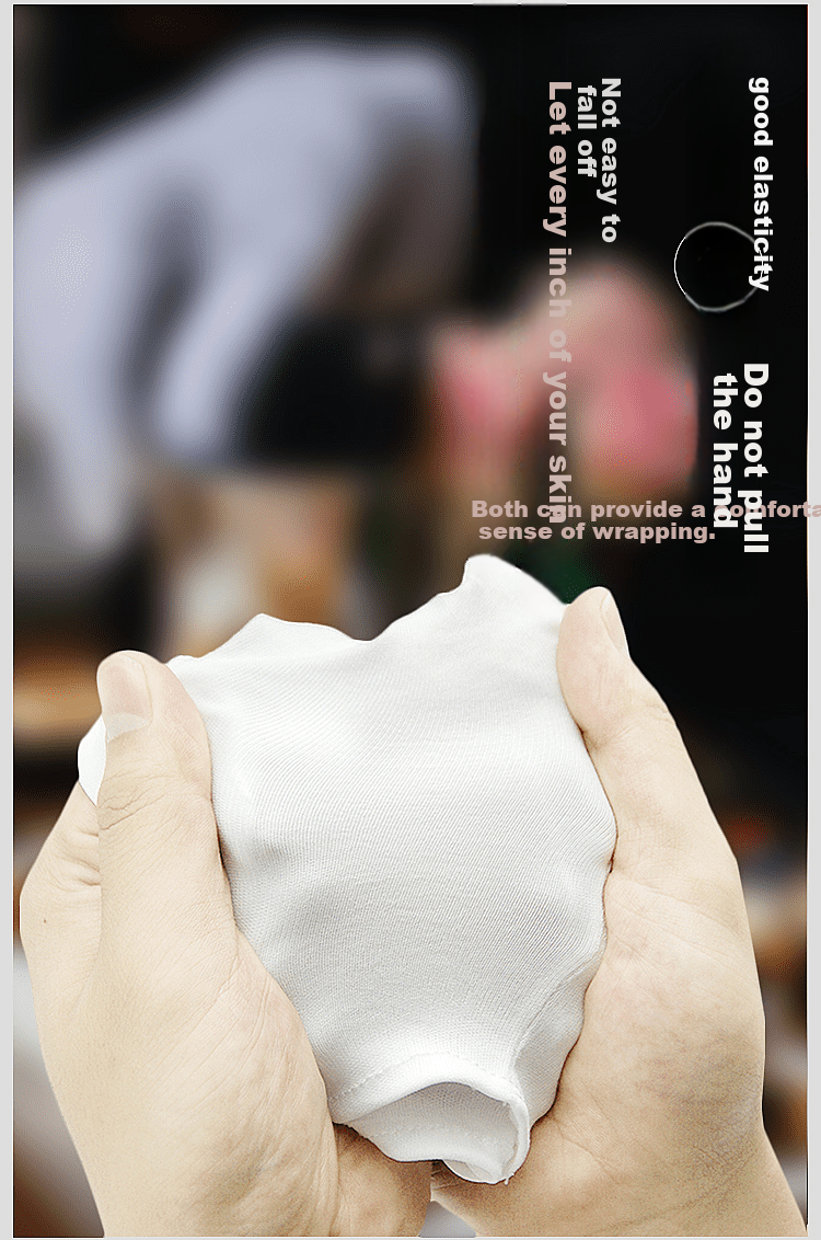 BAIGE White Gloves, Etiquette Gloves, Sweat-Proof, for Antiques, Military Parades, Driving, Thickened Labor Protection, Jewelry Performance, 12 Pairs 9