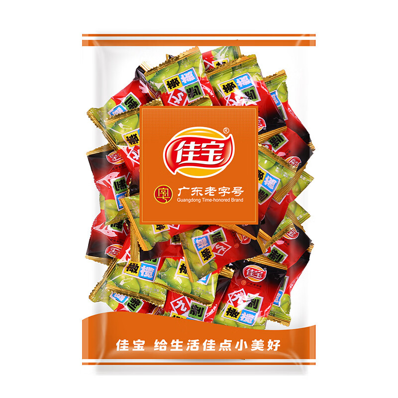 佳宝 九制甘草橄榄500g年货大包装蜜饯果干休闲零食广东潮汕特产