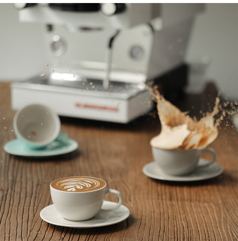 MHW-3BOMBER Bomber [Gift] Ceramic Coffee Mug, Latte Art Cup, Cup And Saucer Set, Instagram-Friendly, Retro High-End Feel, Niche 28