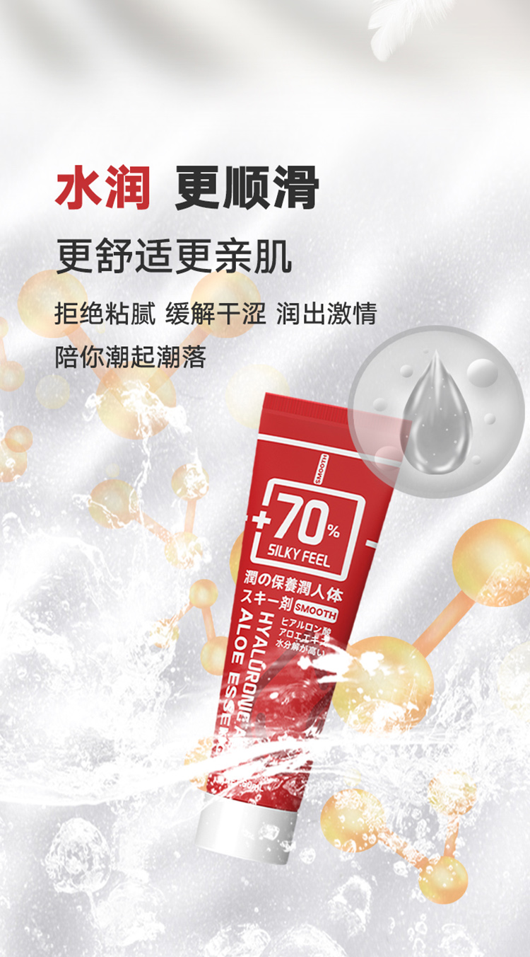 easylive人体润滑油水溶性润滑液男女用成人情趣性用品夫妻房事润滑剂
