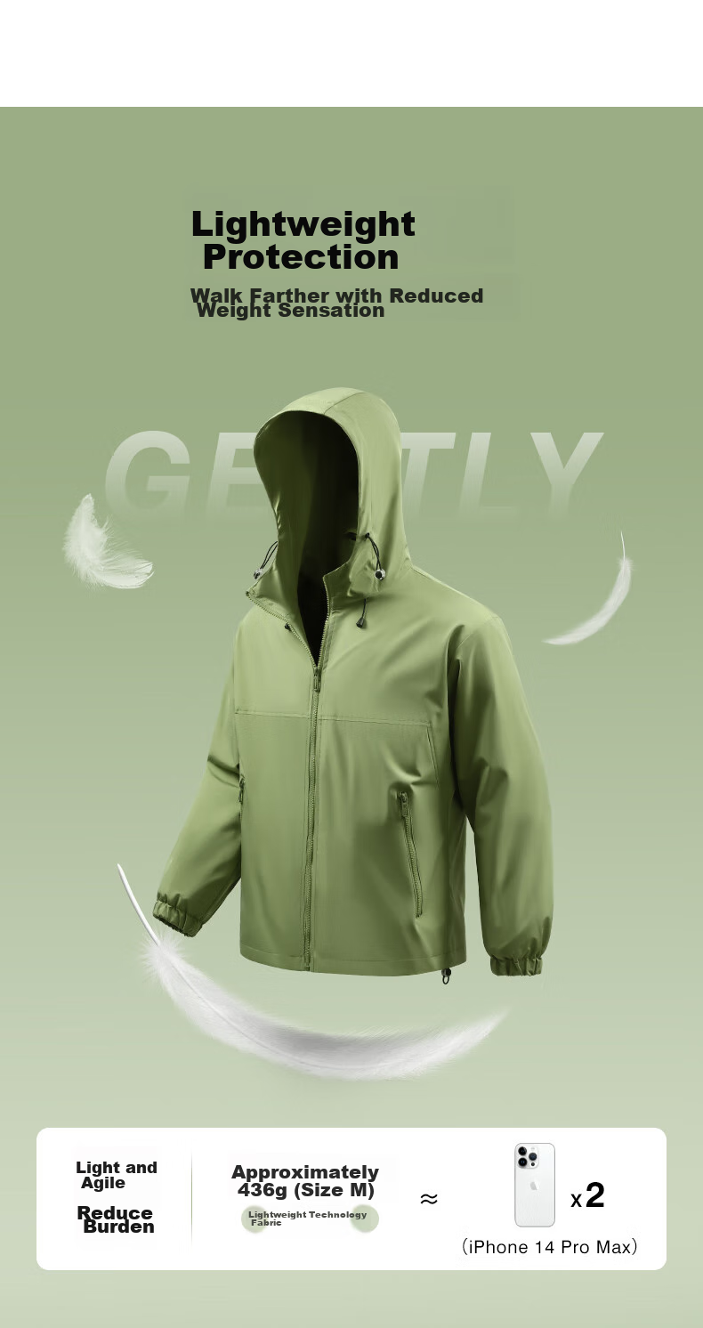 Baleno Jacket for Men And Women, Spring And Autumn Fashion Simple Windproof Casual Hooded Jacket, Loose Versatile Zip-Up Cardigan Spring Outfit 6
