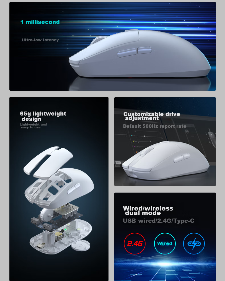 HP M23G1 Lightweight Wired Gaming Mouse, Gaming Mouse for LOL, PUBG, CF, League of Legends, RGB Lighting E-Sports Mouse 4