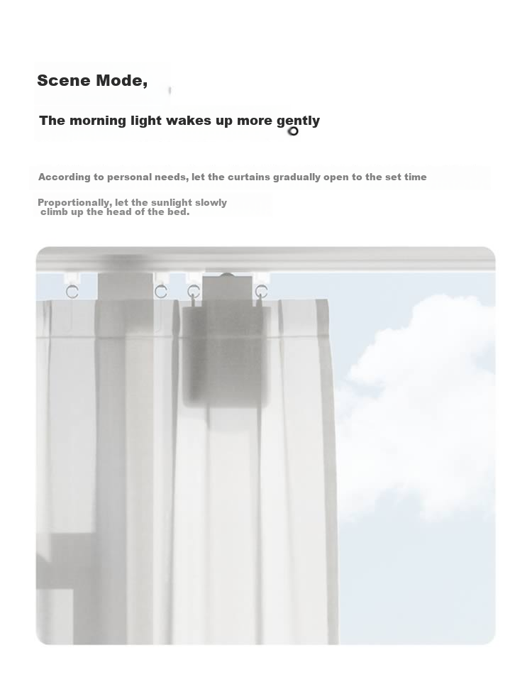 Aqara Smart Curtain Companion E1 with Voice Control, Integrated into Apple HomeKit Track Versio 9