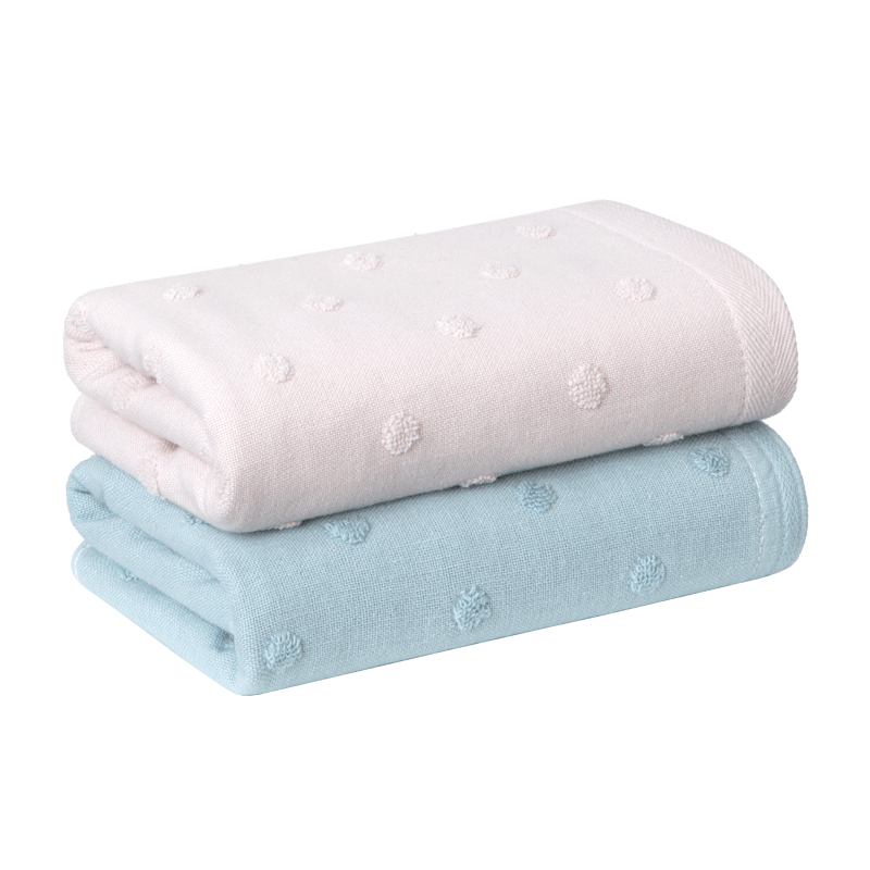 GGT Japanese Pure Cotton Towel, Thickened Household Face Washing Hand Towel, Gauze All-Cotton Soft Absorbent, Yingruo + Kongse