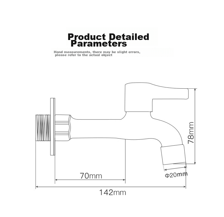 MEJUE Extended Mop Sink Faucet, Copper, Mop Sink Tap, Ceramic Valve Core Quick-Open Extended, Faucet Z-016441 13