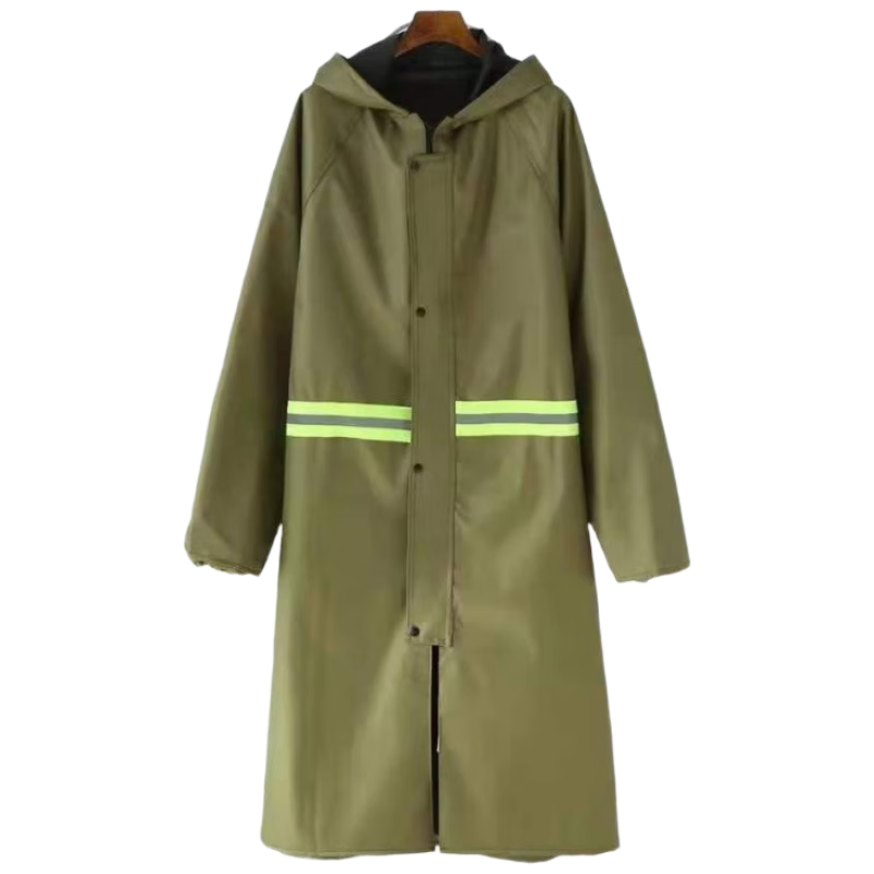 Chenling Adult Thickened Large Full-Body Raincoat Waterproof One-Piece Outdoor Worksite Rainwear One Size