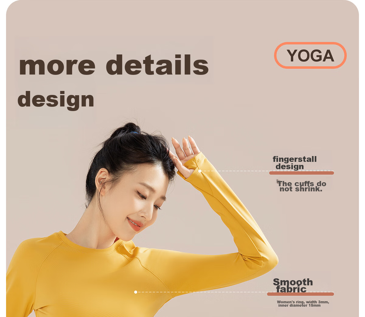 361° Sports Top, Yoga Wear, Women's Long-Sleeve T-Shirt, Autumn Quick-Dry Shirt, Loose-Fitting Running And Fitness Wear for Wome 4