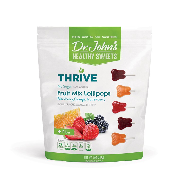 约翰博士 无糖棒棒糖水果口味木糖醇 七夕情人节喜糖 零食227g