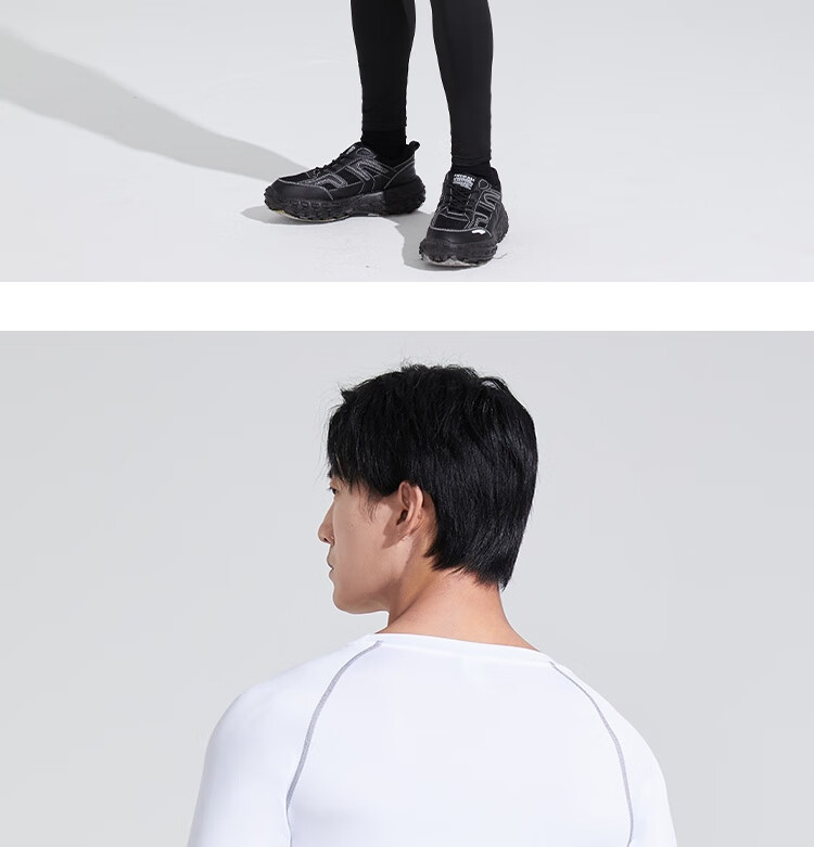 Fandimu Sports Set for Men, Three-Piece Fitness Outfit, Tight-Fitting Shirt for Running, Basketball, Badminton, Quick-Drying Breathable Weight Loss Wear 19