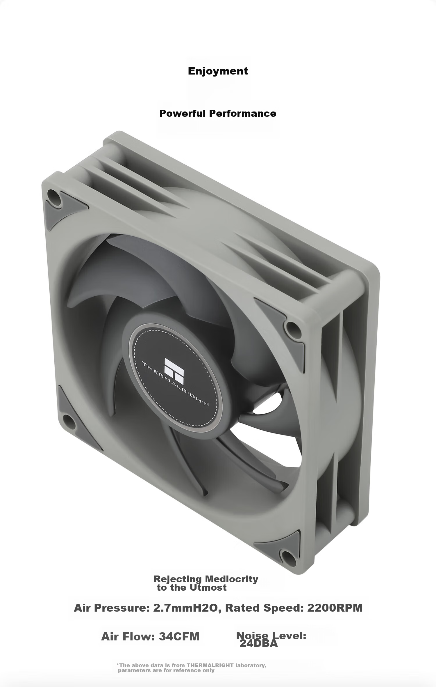 Thermalright TL-B8 8cm Case Fan S-FDB V2 Bearing 8cm Case Fan 4-Pin PWM 2200 RPM 7