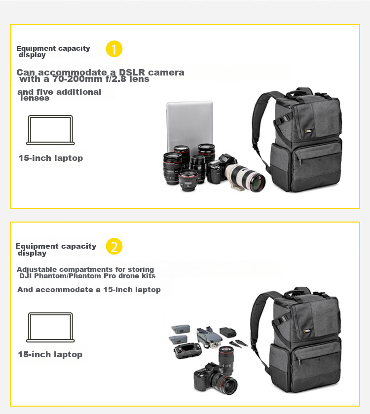 National Geographic Explorer Series NG W5072 Multifunctional DSLR, Photography, And Drone Backpack, Upgraded Version of 5071 6