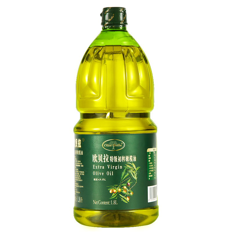 欧贝拉（Oleo Bella） 【保真橄榄油】特级初榨橄榄油1.8L西班牙原油进口食用油 凉拌