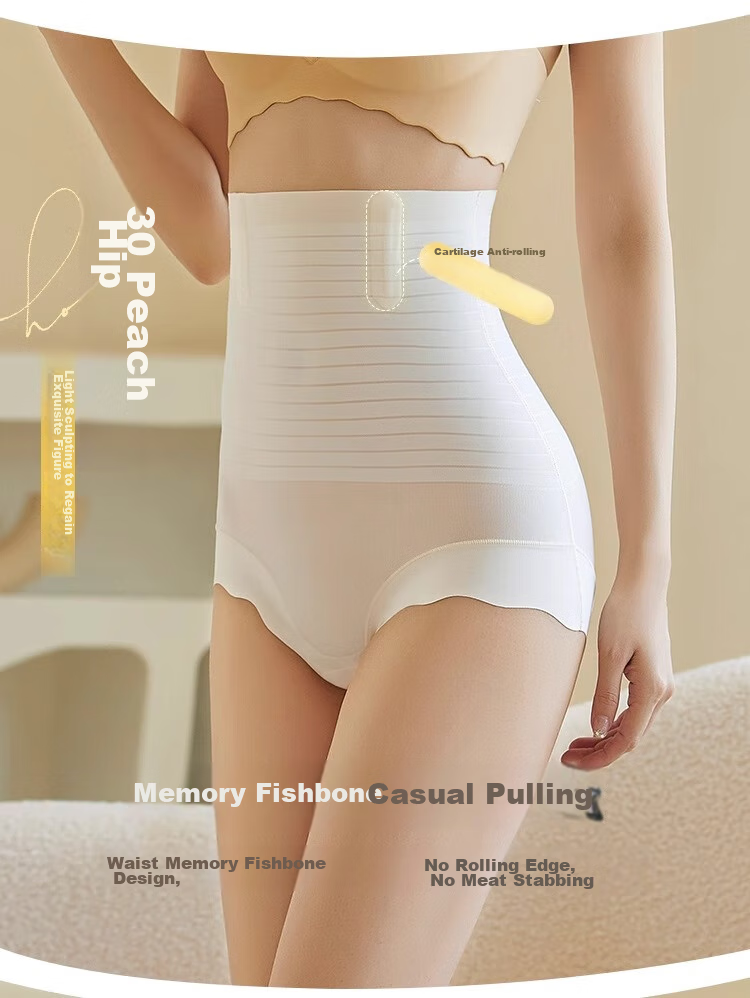LangSha High-Waisted Tummy Control Panties, 3A Antibacterial Crotch, Postpartum Butt-Lifting Pants, Shaping And Firming Underwear 4