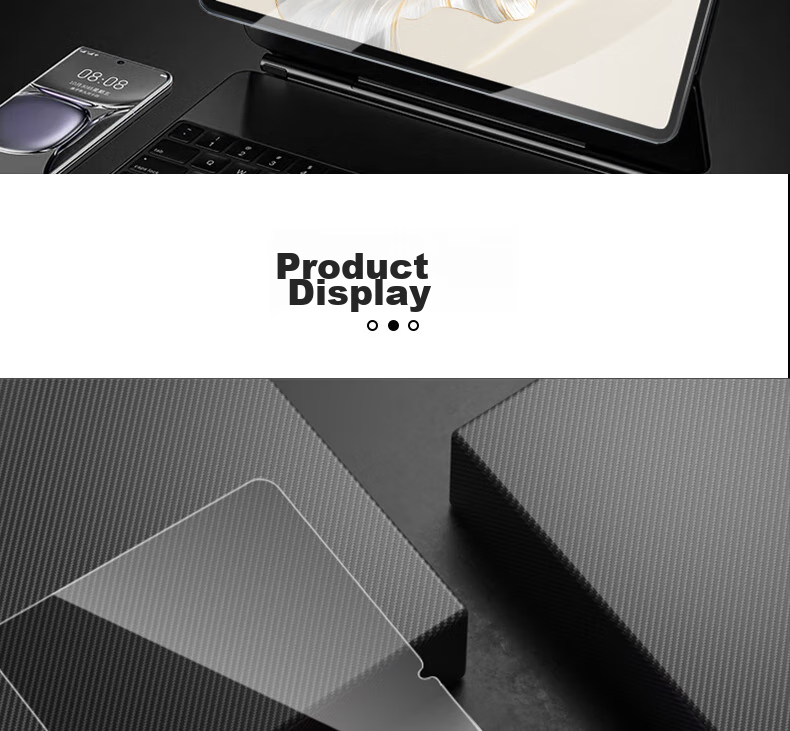 Aolang Tempered Glass Screen Protector for HONOR 9 Pro/V8 Pro 12.1-Inch Tablet, High-Definition, Wear-Resistant, Scratch-Resistant, Full Coverage Protective Film 15