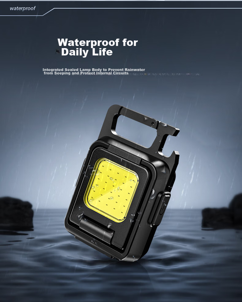 SupFire MX17 High-Intensity Flashlight, Multifunctional Magnetic Keychain Rechargeable Work Light, Auto Repair Light, Mini Spotlight 13