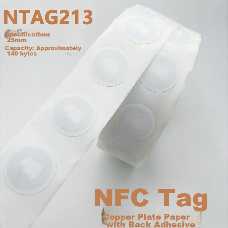 Linlei NFC Tag Sticker, Sensor Chip, WiFi Music Wall, Touch Sticker, Waterproof Sticker, NFC Tag Sticker, 10 Pieces Per Pack 3
