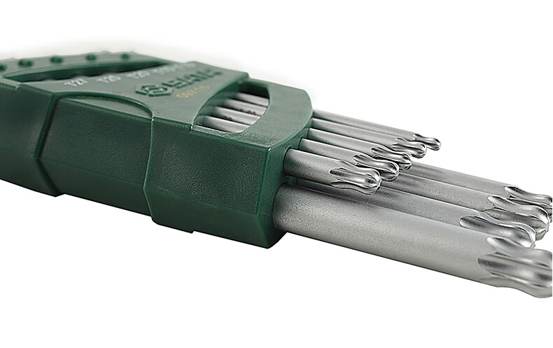 SATA 9-Piece Extended L-Shaped Torx Hex Key Wrench Set T10-T50 09715 2
