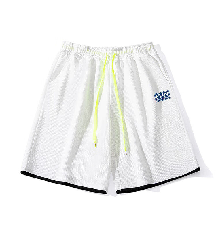 GENIOLAMODE Men's Shorts, Loose-Fitting Sports Casual Five-Point Pants, Simple Drawstring Versatile Men's Shorts 7