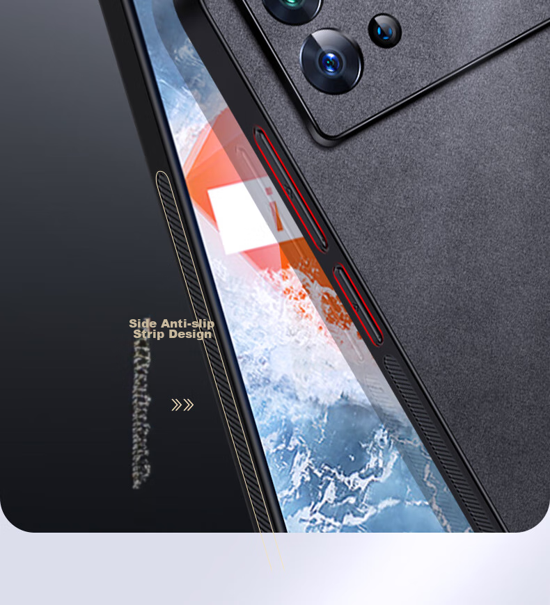 Shangsu Suitable for IQOO9 Phone Case, Vivo Iqoo 9 Protective Cover, Shockproof Lens Full Protection Soft Shell, Simple Luxury Lambskin Silicone Outer Case, Women's And Men's Leather Case, Black 16