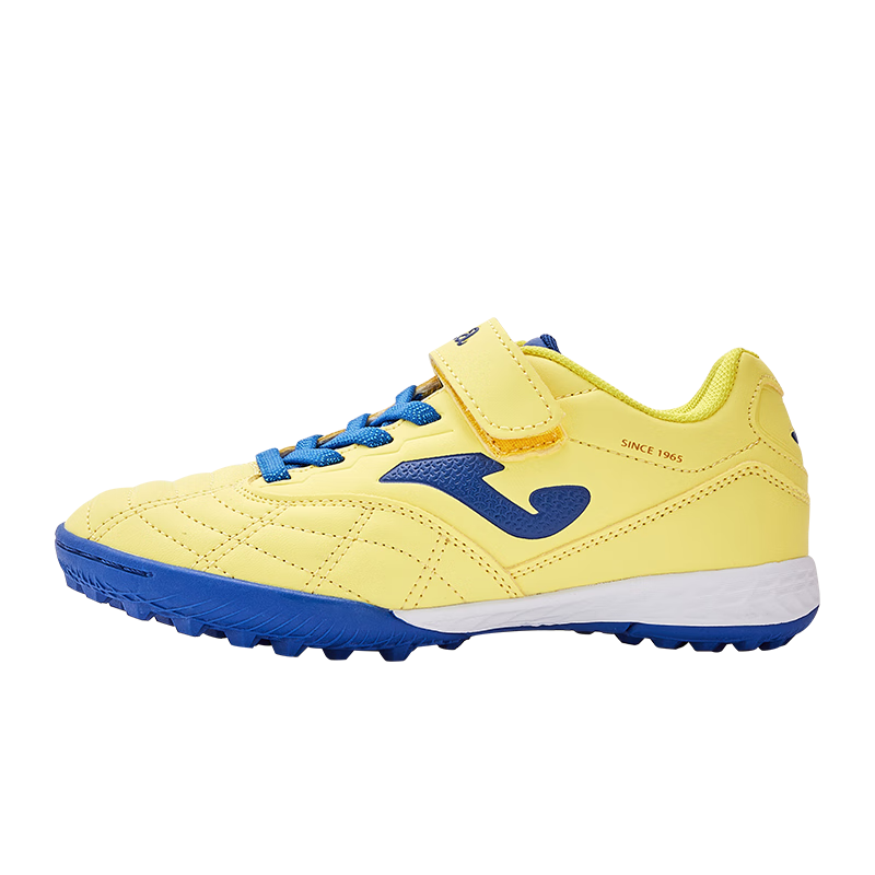 JOMA Soccer Shoes for Children TF Turf Cleats for Boys And Girls Youth Students Classic Retro Football Training Shoes Fluorescent Yellow Size 32