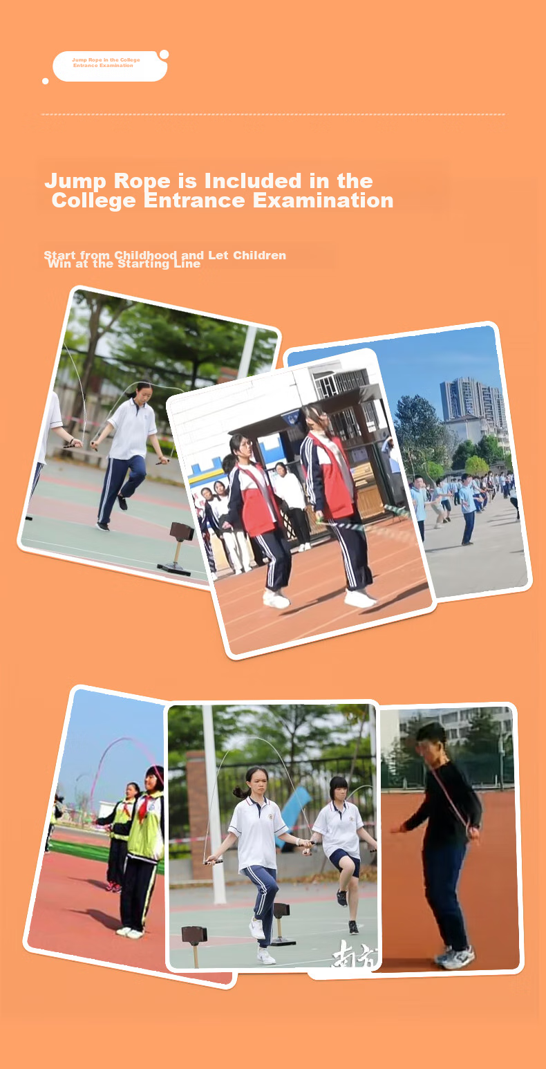 Li-Ning Jump Rope for Middle School Students' Physical Education Exam, Standard Model with Counting Function, Professional Non-Tangling Countdown Design for 2025 3