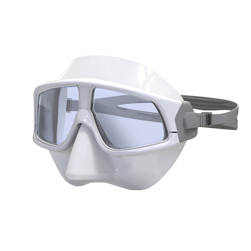 WATERTIME / Shuichuan Diving Mask Snorkeling Set with Full Dry Breathing System, Myopia-Friendly Scuba Swimming Equipment, Non-Prescription Lenses