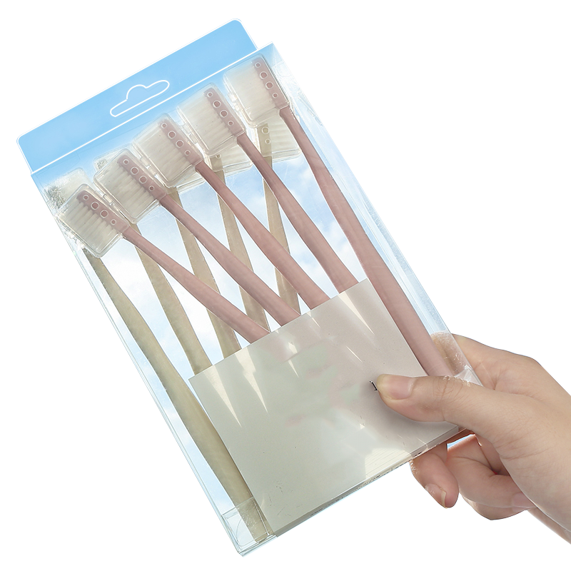 Jiebishi Disposable Toothbrushes, 20 Pieces, for Hotels, Inns, Homestays, Home Use, Guest Soft Bristles, Mixed Colors, Pack of 20