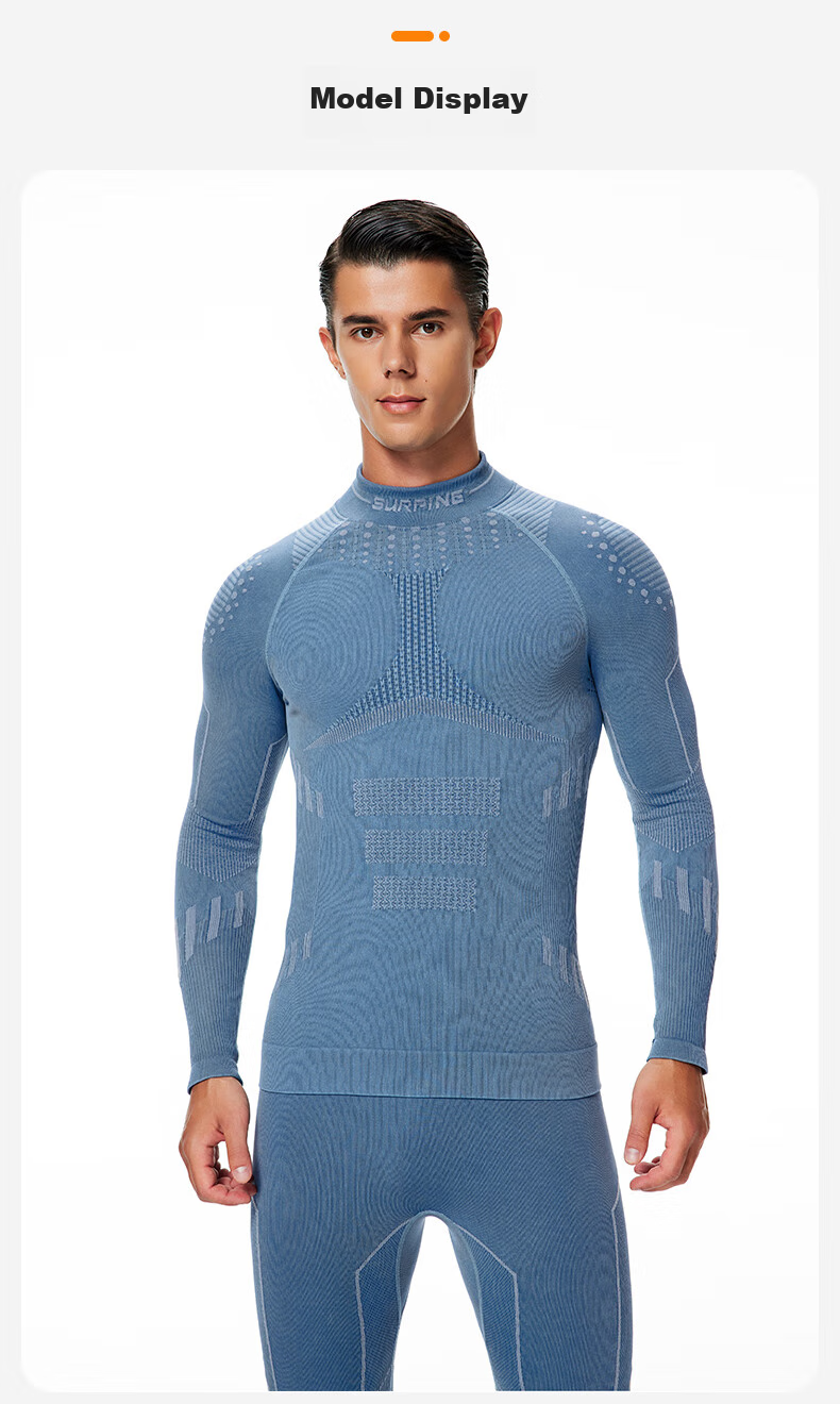 SURPINE Fearless Series Oqunke Design Quick-Dry Moisture-Wicking Ski Warm Functional Jacket for Men And Wome 14