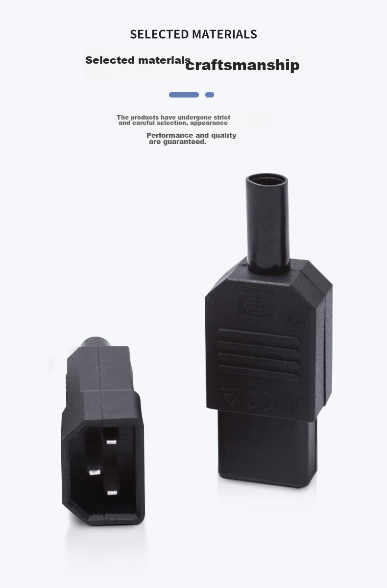 Sanlin PDU Power Cable, UPS Server C13 Female Connector, AC Power Plug, 10A Coupling, C13 Female Connector SL-00056 5