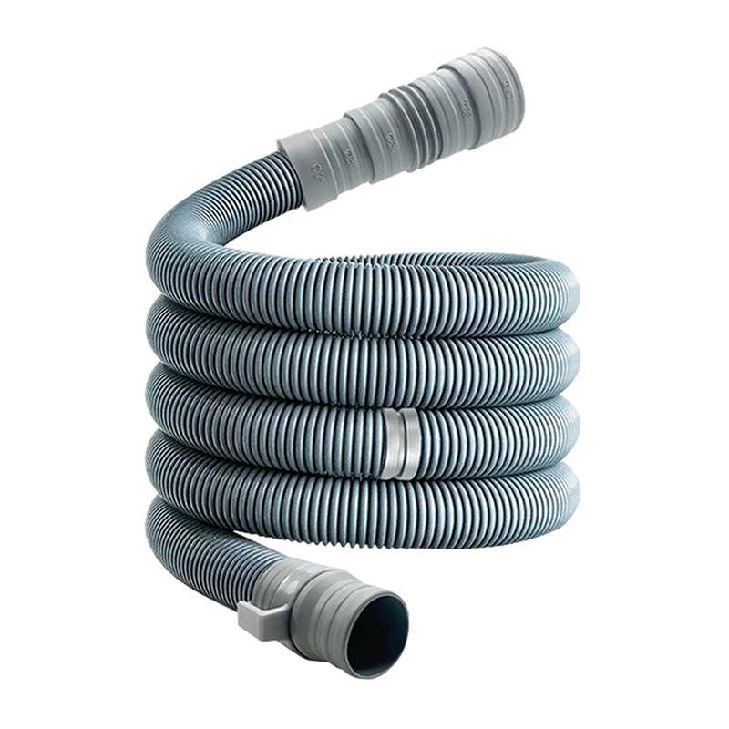 Xinfei Universal Pulsator Washing Machine Drain Hose, Extension Pipe, Washing Machine Outlet Hose, Flexible Pipe, Compatible with Haier, Xiaotiane, Midea And Others, with Clamp, 1.5 Meters