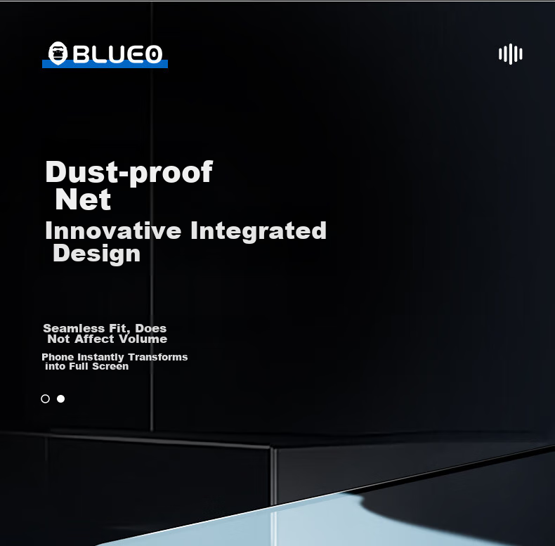 BLUEO Tempered Glass Screen Protector for Apple IPhone 18 Pro Max, Full Coverage High Definition Film with Earpiece Dust-Proof Anti-Scratch Dust-Free Installation for IPhone 18 Pro Max 7